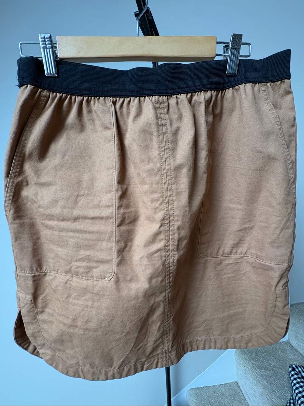 Gap Elastic Waist Canvas Skirt